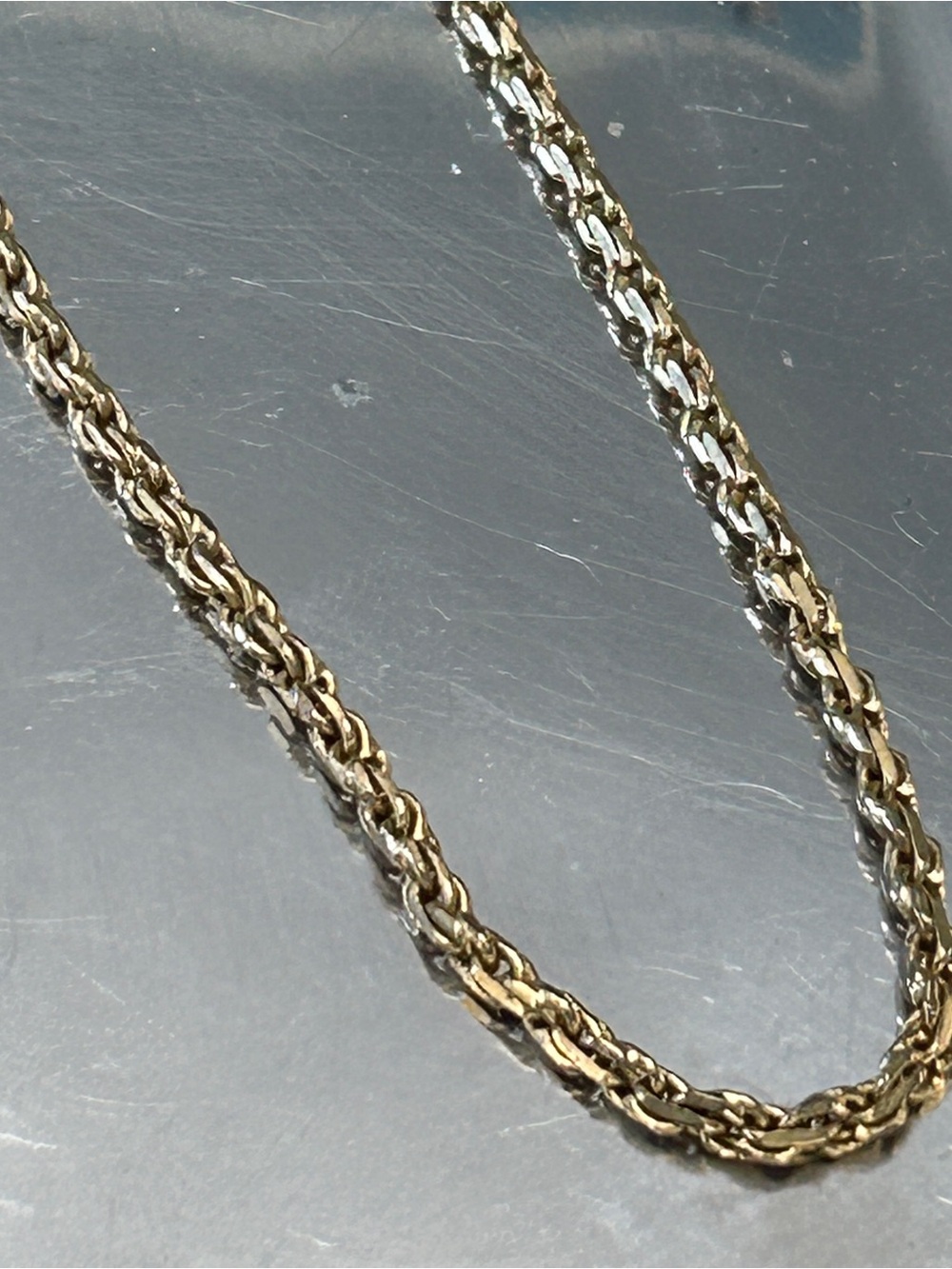 24k GB (Gold Bond) 23” Rope Chain Necklace